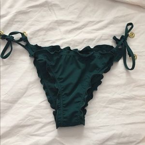 Forest green bathing suit bottom